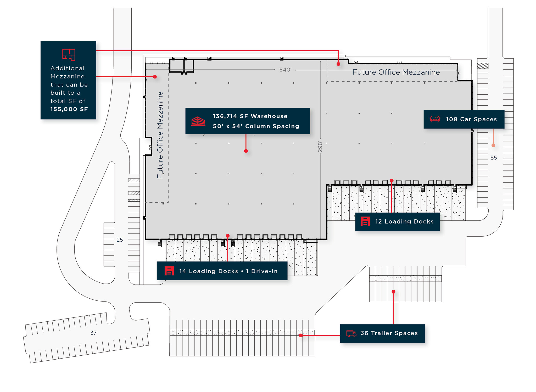 19 Vreeland Rd, Florham Park, NJ for lease Floor Plan- Image 1 of 2