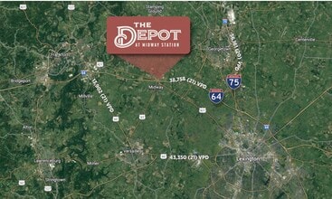 100 Lacefield, Midway, KY - AERIAL  map view - Image1