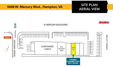 5005-5015 W Mercury Blvd, Newport News, VA for lease Floor Plan- Image 1 of 1