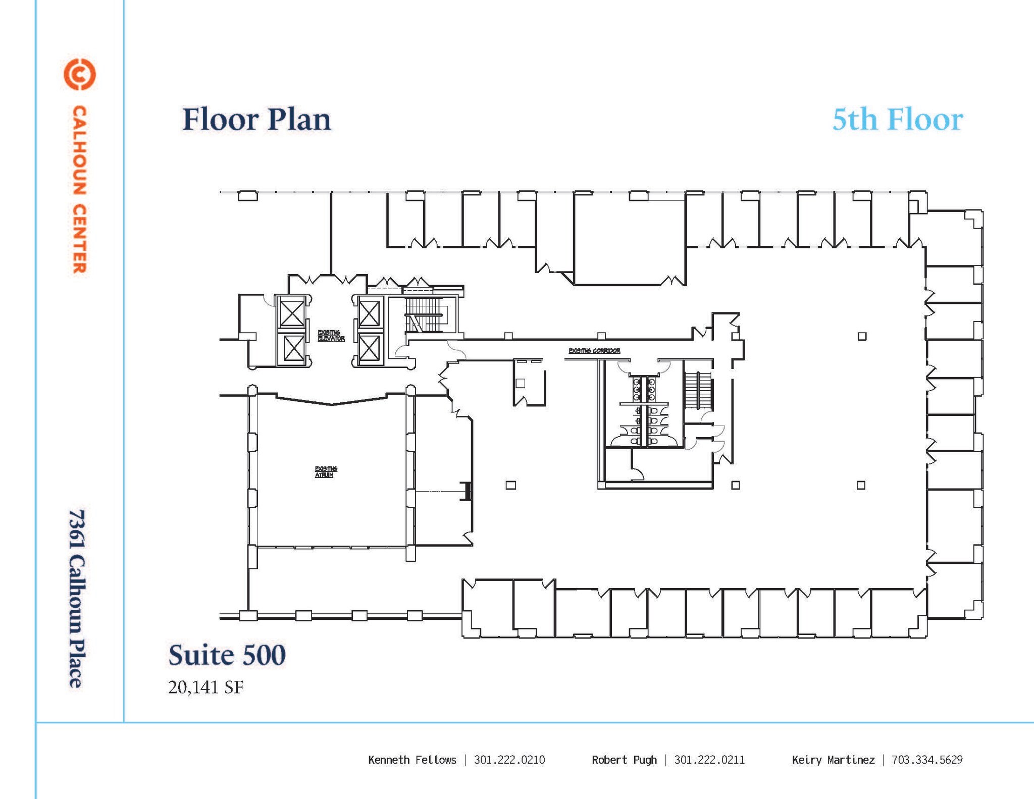 7361 Calhoun Pl, Rockville, MD for lease Floor Plan- Image 1 of 1