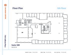 7361 Calhoun Pl, Rockville, MD for lease Floor Plan- Image 1 of 1