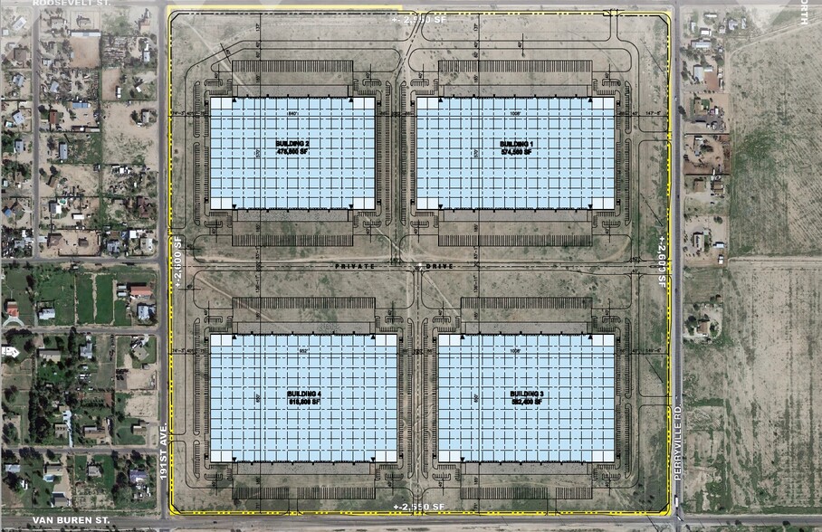 W Van Buren St & N Perryville Rd, Buckeye, AZ for sale - Site Plan - Image 2 of 2