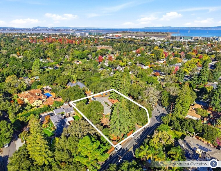 999 Ringwood Ave, Atherton, CA for sale - Aerial - Image 1 of 4