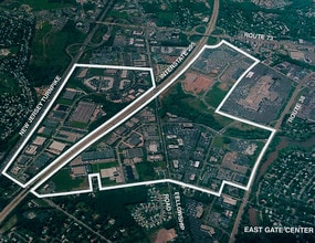 303 Fellowship Rd, Mount Laurel, NJ - AERIAL  map view