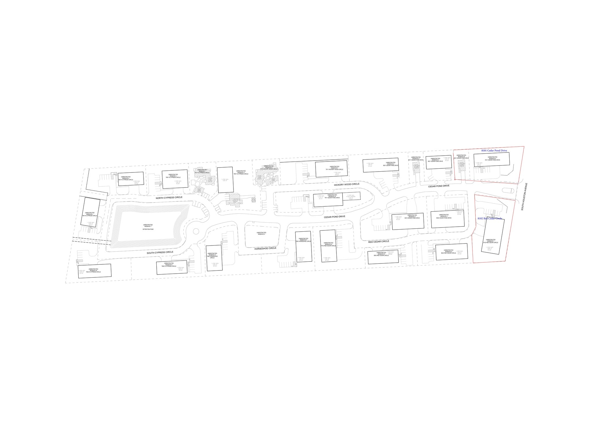 8024 Red Cedar Cir, Humble, TX for lease Site Plan- Image 1 of 9