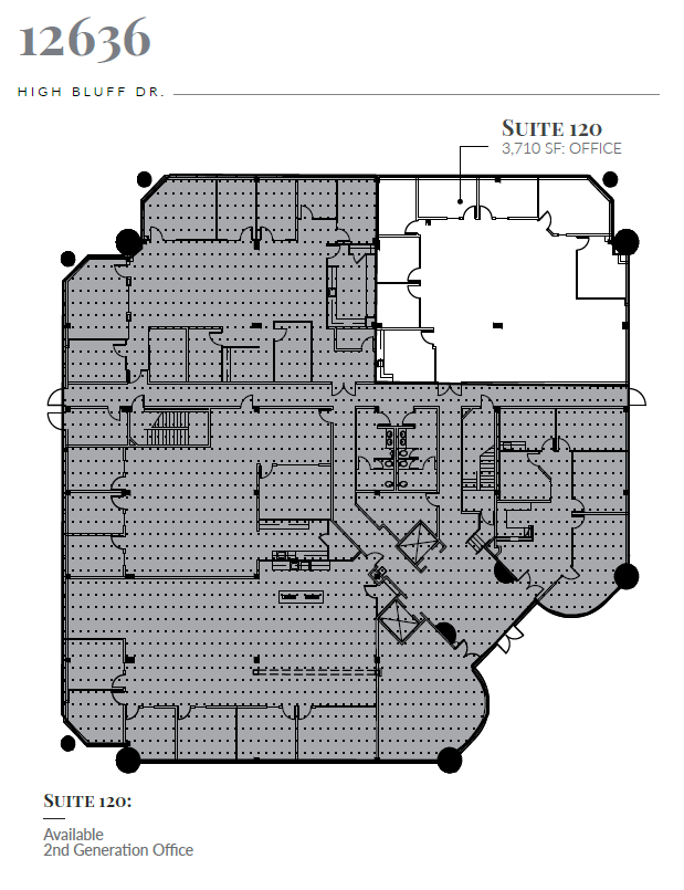 12626 High Bluff Dr, San Diego, CA for lease Floor Plan- Image 1 of 1