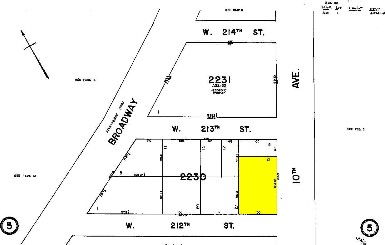 3976 10th Ave, New York, NY for lease Plat Map- Image 1 of 2