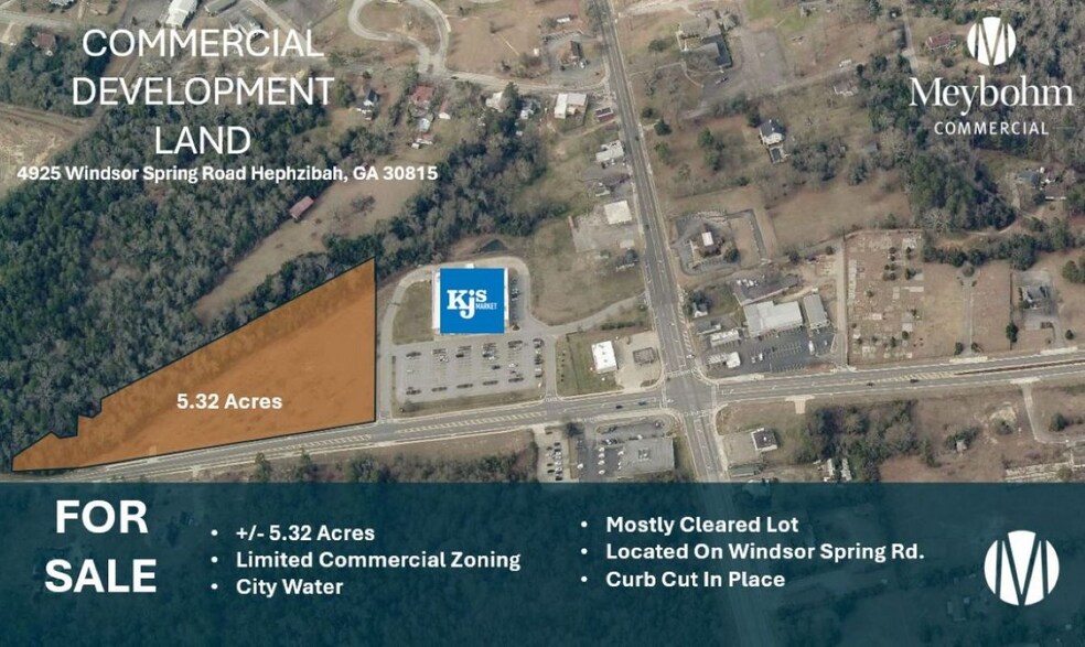 4925 Windsoar Spring Rd, Hephzibah, GA for sale - Building Photo - Image 2 of 4