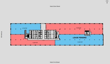 1290 Avenue of the Americas, New York, NY for lease Floor Plan- Image 1 of 3