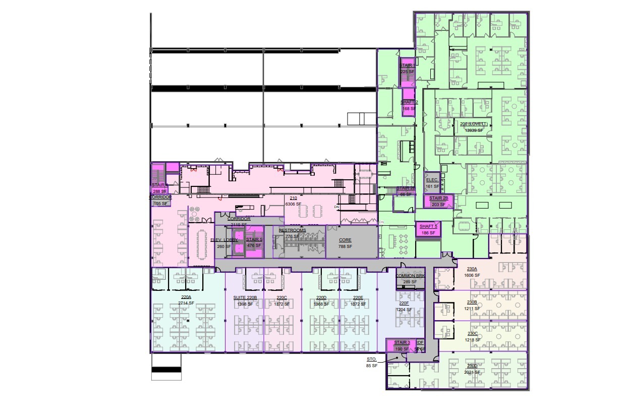 2410 Polk St, Houston, TX for lease Floor Plan- Image 1 of 1