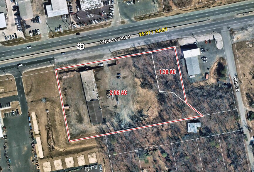 711 Pulaski Hwy, Joppa, MD for sale - Aerial - Image 1 of 1