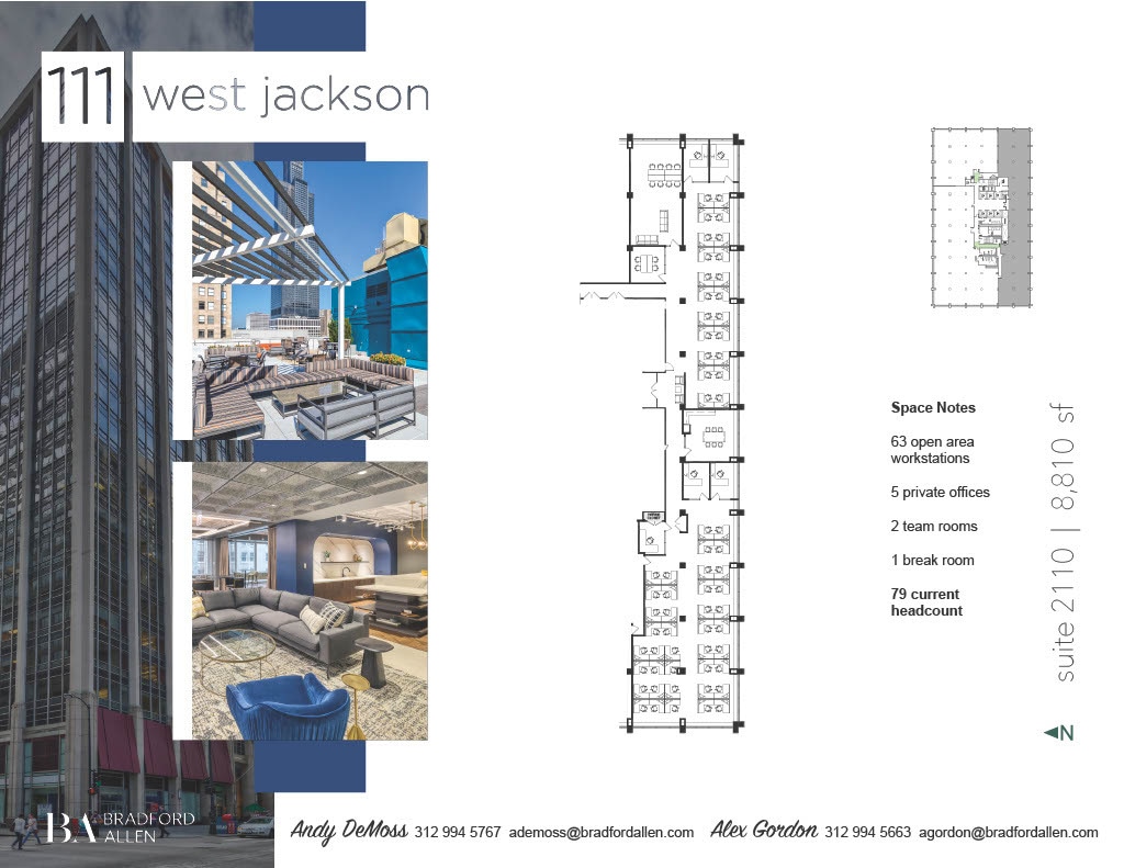 111 W Jackson Blvd, Chicago, IL for lease Floor Plan- Image 1 of 4