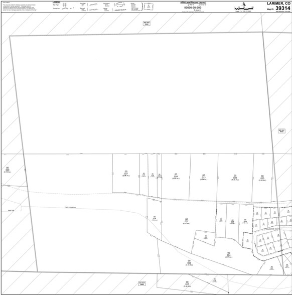 33021 Poudre Canyon Rd, Bellvue, CO for sale - Plat Map - Image 1 of 1