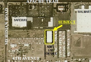 2954 W 4th Ave, Apache Junction, AZ - aerial  map view