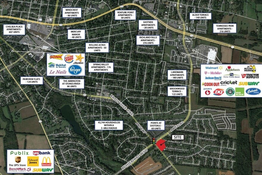 Land in Murfreesboro, TN for lease - Building Photo - Image 2 of 2