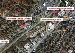 2728 Colonial Ave SW, Roanoke, VA - AERIAL  map view