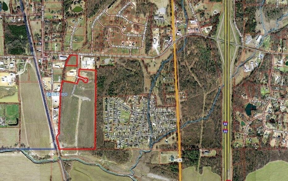 Nesbit Road @ Hwy 51, Nesbit, MS for sale - Primary Photo - Image 1 of 1