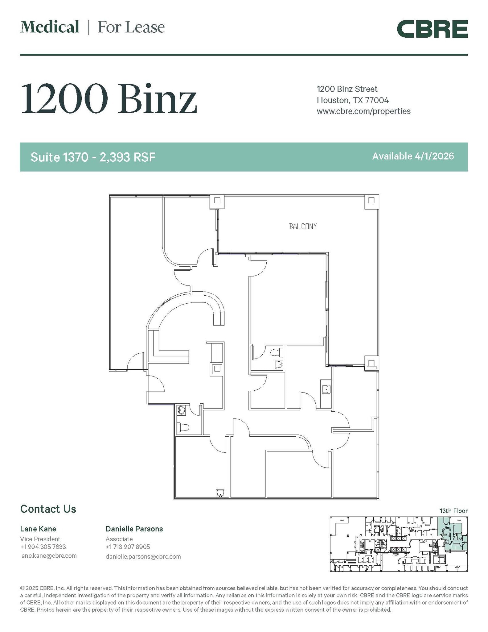 1200 Binz St, Houston, TX for lease Interior Photo- Image 1 of 1