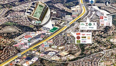 21891 US Highway 281, San Antonio, TX - AERIAL  map view