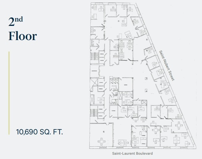 2095-2101 Boul Saint-Laurent, Montréal, QC for lease Floor Plan- Image 1 of 1