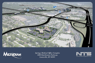 6400 Dutchmans Pky, Louisville, KY - aerial  map view