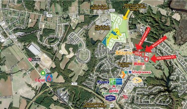 3009 Corporate Ln, Suffolk, VA - aerial  map view