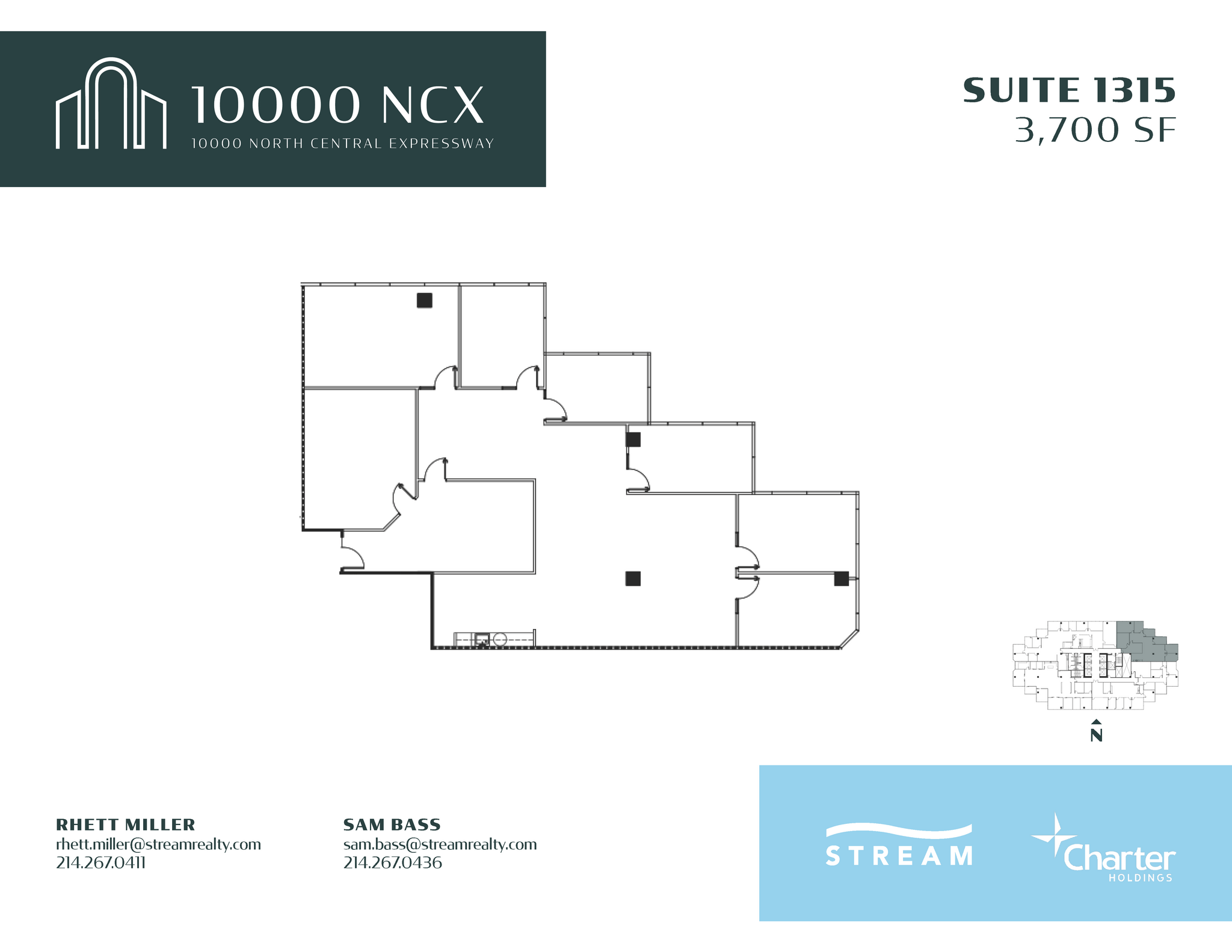 10000 N Central Expy, Dallas, TX for lease Floor Plan- Image 1 of 2