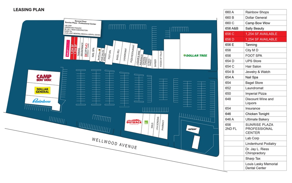 646-656 N Wellwood Ave, Lindenhurst, NY for lease - Building Photo - Image 3 of 6