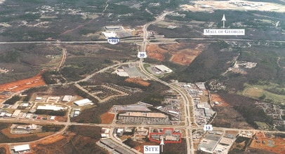 1550 Buford Hwy, Buford, GA - AERIAL map view