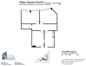 4360 Chamblee Dunwoody Rd, Atlanta, GA for lease Floor Plan- Image 1 of 2