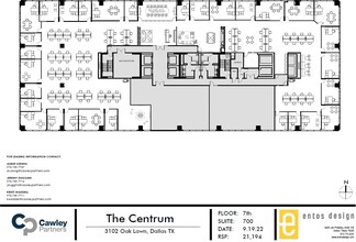 3102 Oak Lawn Ave, Dallas, TX for lease Floor Plan- Image 2 of 7