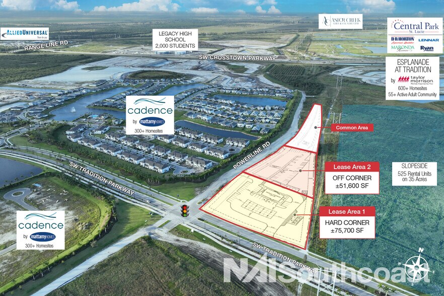 SW Tradition Pkwy & Powerline Rd, Port Saint Lucie, FL for lease - Building Photo - Image 3 of 6