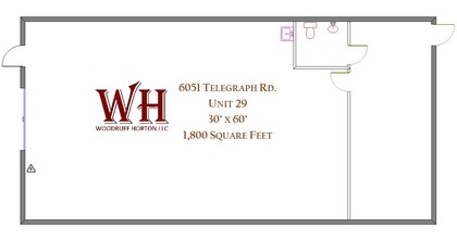 6051 Telegraph Rd, Toledo, OH for lease Floor Plan- Image 1 of 2