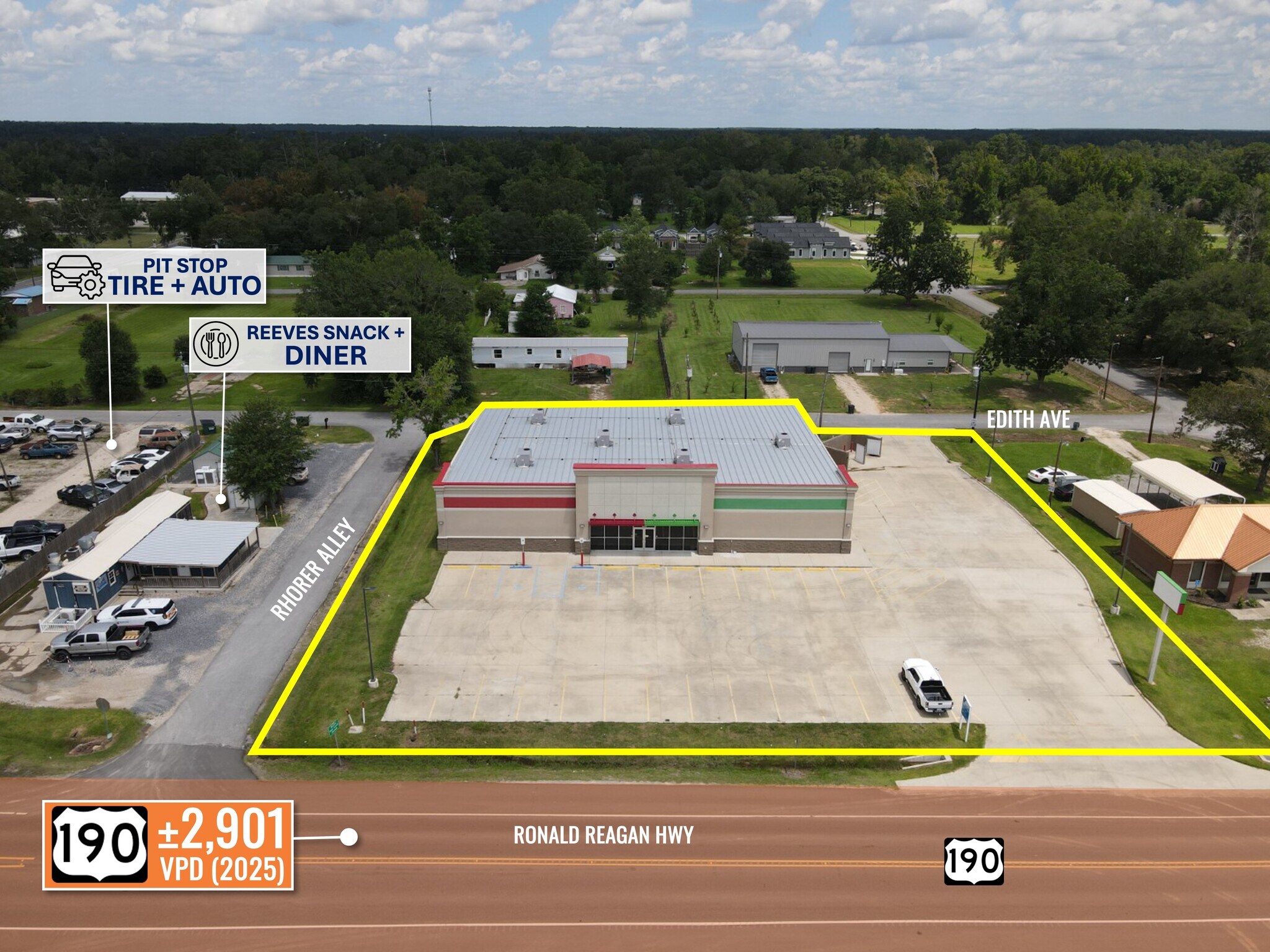 18284 Highway 190, Reeves, LA for sale Building Photo- Image 1 of 11
