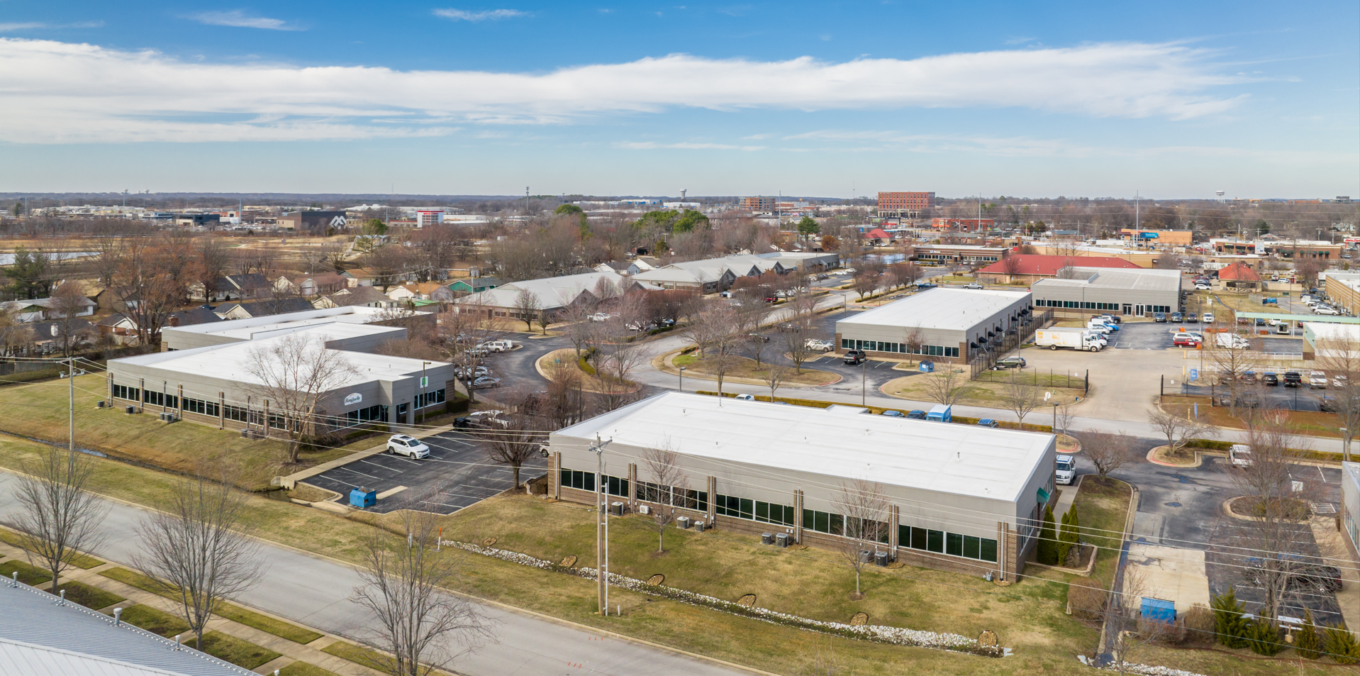 1700 SW Commerce Dr, Bentonville, AR for lease Aerial- Image 1 of 4