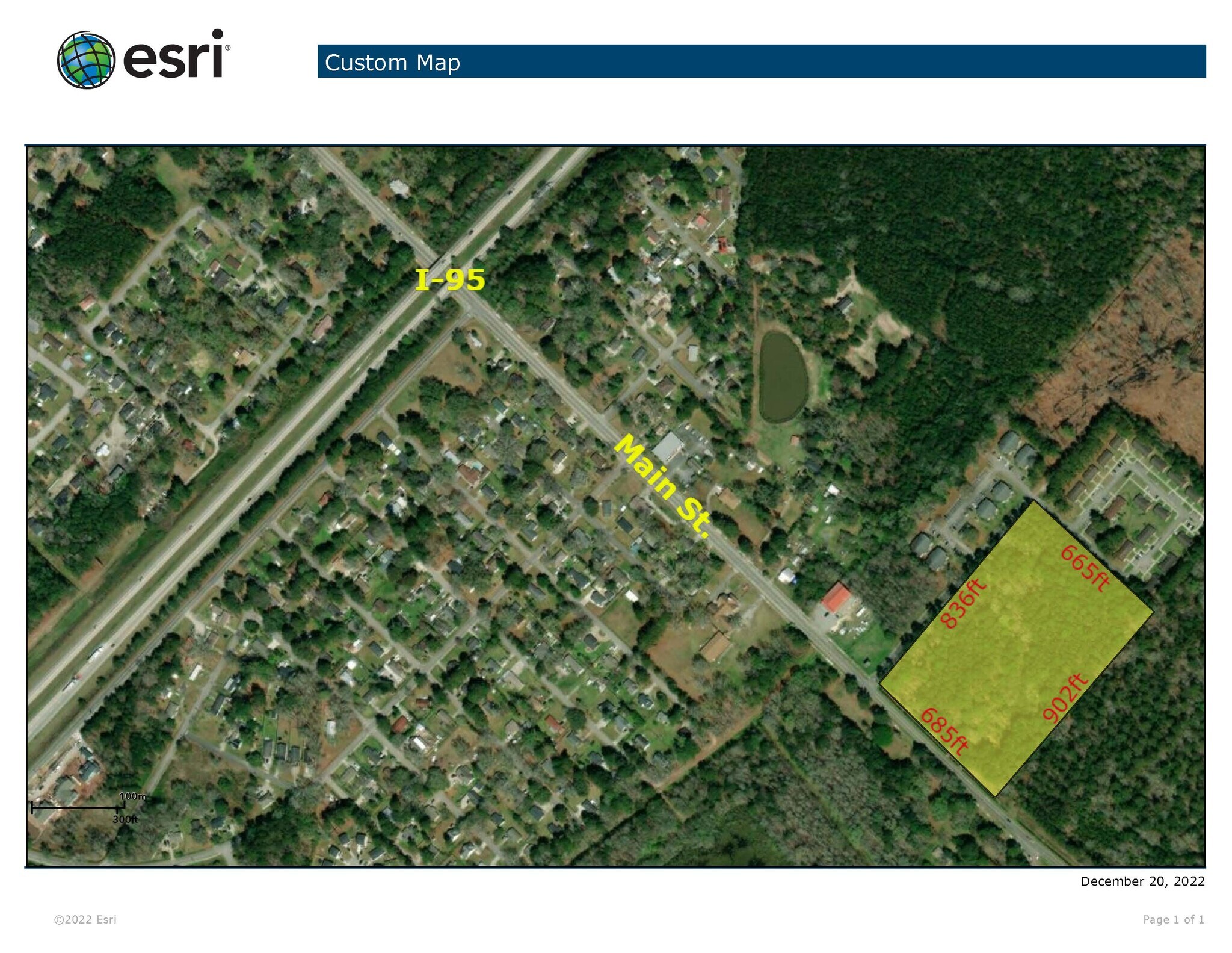 813 Main, Hardeeville, SC for sale Aerial- Image 1 of 1