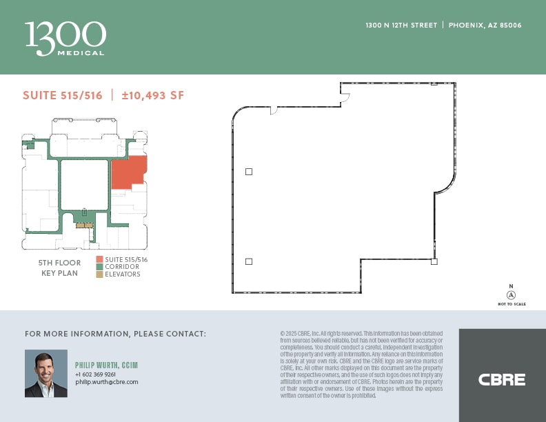 1300 N 12th St, Phoenix, AZ for lease Floor Plan- Image 1 of 1