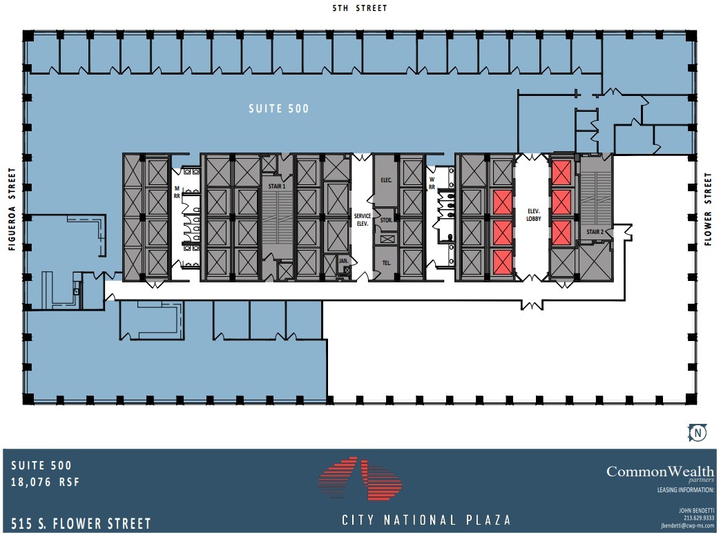 515 S Flower St, Los Angeles, CA for lease Floor Plan- Image 1 of 1