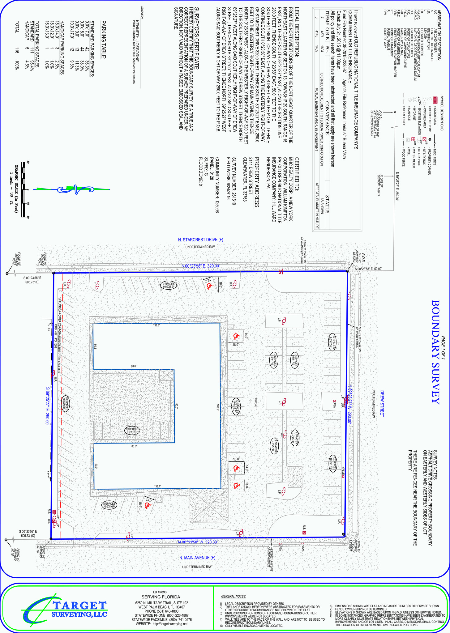 2141 Drew St, Clearwater, FL for sale Site Plan- Image 1 of 1