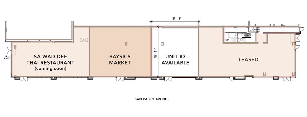 11600 San Pablo Ave, El Cerrito, CA for lease - Floor Plan - Image 3 of 7