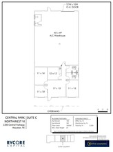 2501 Central Pky, Houston, TX for lease Floor Plan- Image 1 of 1