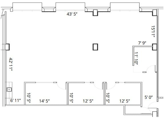 1120 E Kennedy Blvd, Tampa, FL for lease Floor Plan- Image 1 of 11