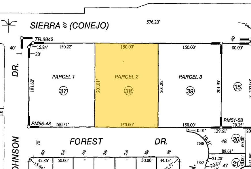 380-396 Sierra St, Kingsburg, CA for lease - Plat Map - Image 2 of 12
