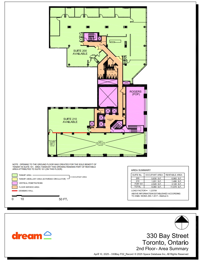 330 Bay St, Toronto, ON for lease Floor Plan- Image 1 of 1