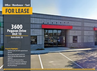 More details for 3600 Pegasus Dr, Bakersfield, CA - Industrial for Lease