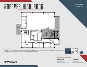 10375 E Harvard Ave, Denver, CO for lease Floor Plan- Image 1 of 1