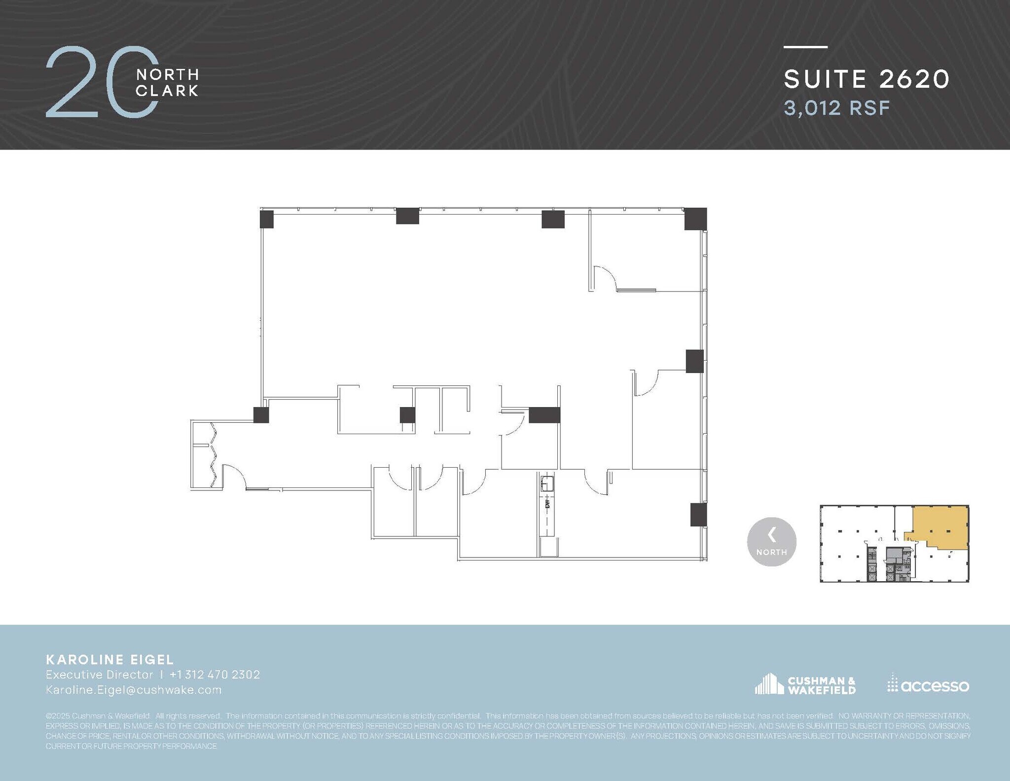 20 N Clark St, Chicago, IL for lease Floor Plan- Image 1 of 1