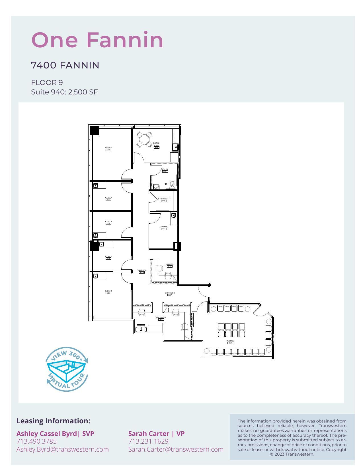 7400 Fannin St, Houston, TX for lease Floor Plan- Image 1 of 1