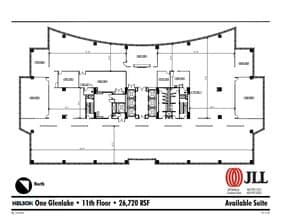 1 Glenlake Pky NE, Atlanta, GA for lease Floor Plan- Image 1 of 1