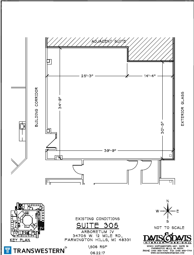 34505 W 12 Mile Rd, Farmington Hills, MI for lease Floor Plan- Image 1 of 1